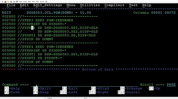 IBM Mainframe - tutorial of IEBGENER using NOTIFY COMMAND