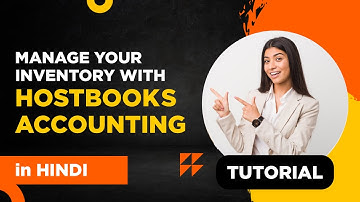 How to Manage your Inventory with HostBooks ( HINDI ) Accounting Software