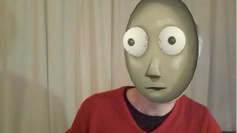 Face tracking in flash with 3d overlay