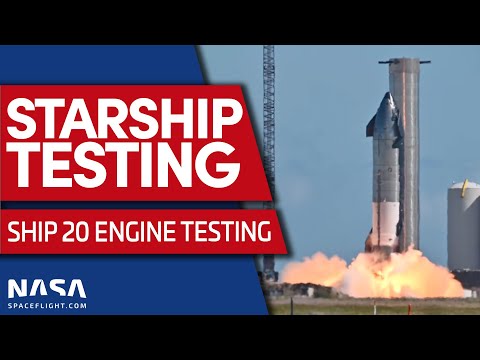 LIVE: Starship Static Fire Test | Ship 20