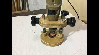 SOPORTE PARA USAR EL TALADRO COMO ROUTER - YouTube