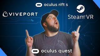 Today on bmf i show you how to play steamvr games oculus quest +
viveport and rift as well! this opens up a whole new door for vr
conte...