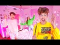 TURNING EVERYTHING IN HIS ROOM PINK!!