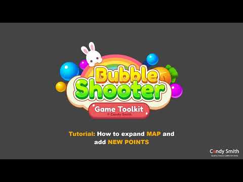Bubble Shooter Game Tool Kit for Unity. Tutorial: How to expand map and add new points