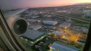 Landing in Zaragoza, Spain
