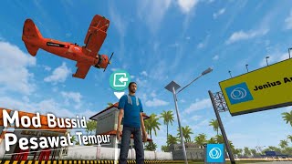 MOD BUSSID PESAWAT TEMPUR BISA TERBANG screenshot 3