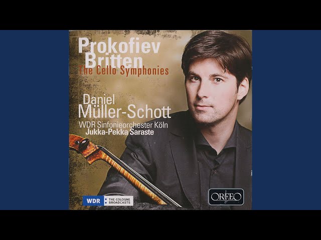 Prokofiev - Symphonie concertante pour vcelle et orch: Finale : D.Müller-Schott / Orch Symph Radio Cologne / J-P.Saraste