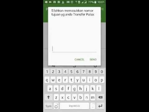 Cara transfer pulsa. 