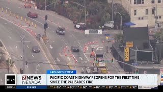 Pacific Coast Highway reopened for first time since Palisades Fire