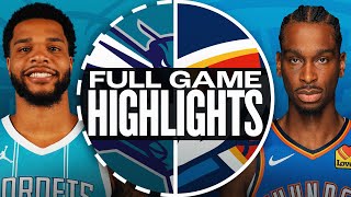 NBA 오클라호마시티 141-106 샬럿 땡겨티비 하이라이트