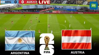 🔴Argentina vs Austria LIVE: FIFA World Cup 2026 LIVE | AR vs AT LIVE Football from Dallas Stadium