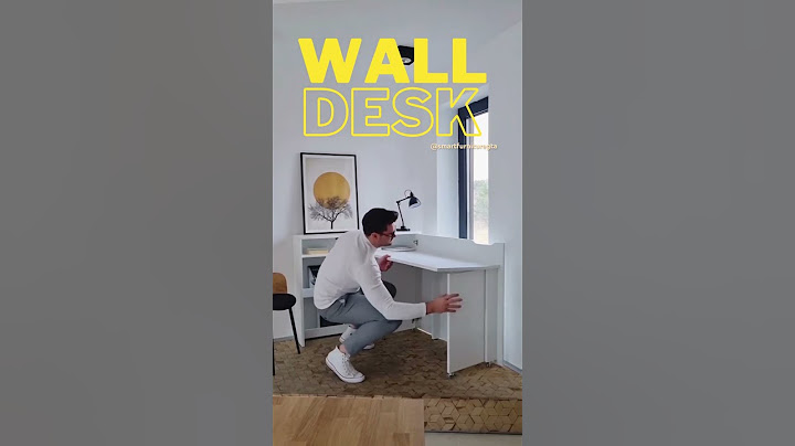 MURPHY DESK - The best foldable desk for small space!