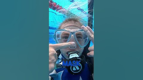 How to Clear a Scuba Diving Mask!