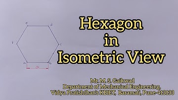 How to Draw Isometric Hexagon