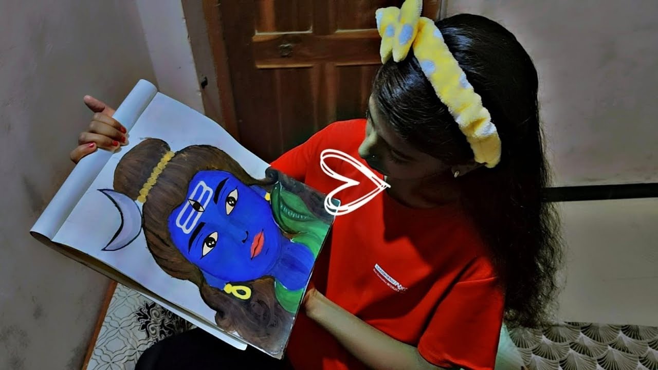 Mahadev ART ❤️‍🔥💯🙏 #viralvideo #art #vlog #geetavlogs #drawing #dailyvlog 