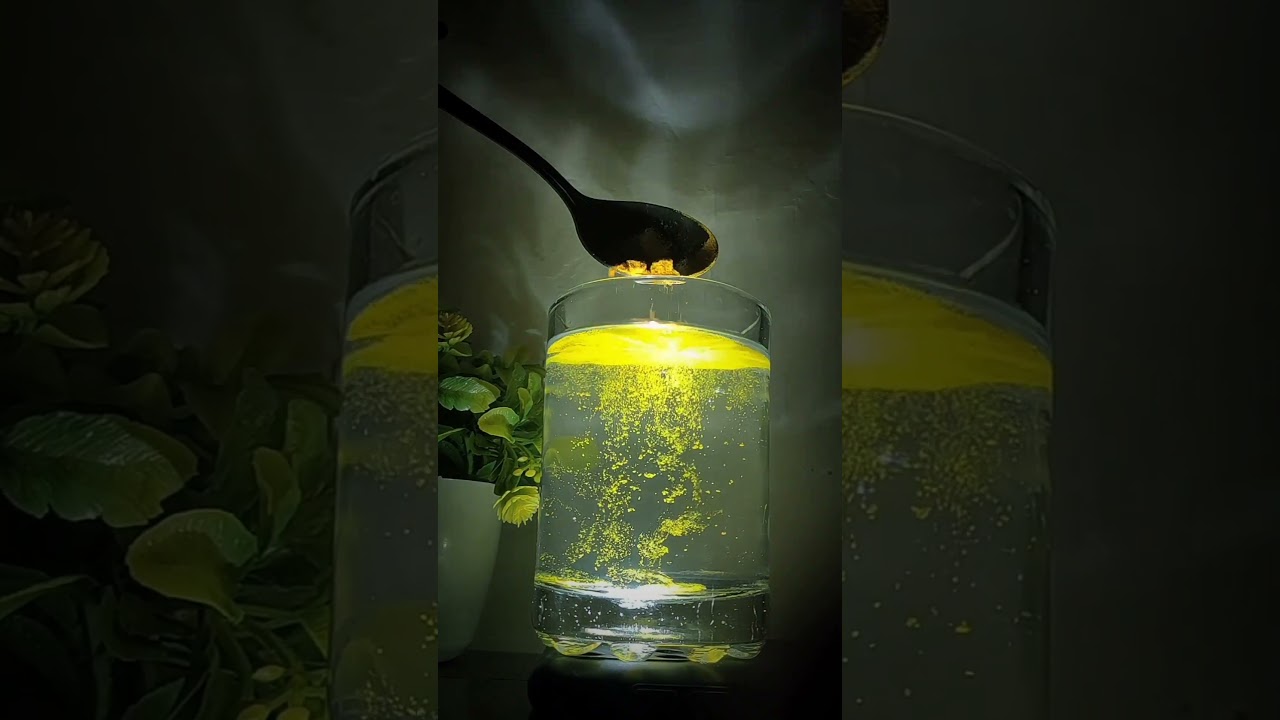 "Light dances when turmeric glows."✨