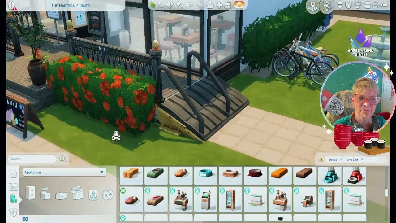 I made an accessibility ramp in The Sims 4 YouTube