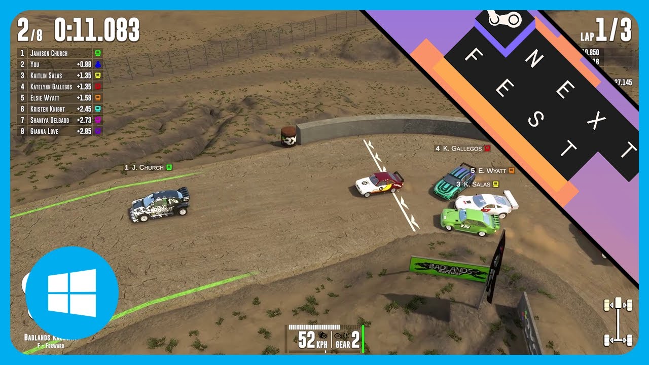 RXC - Rally Cross Challenge Demo - Steam Next Fest (October 2022) - No Commentary