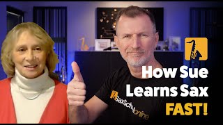 How To Learn Alto Saxophone Fast  Sues Story
