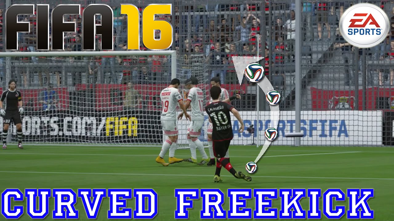 Curved Free Kick (Tutorial) :: FIFA 16 [PS4 / Xbox ONE] ᴴᴰ