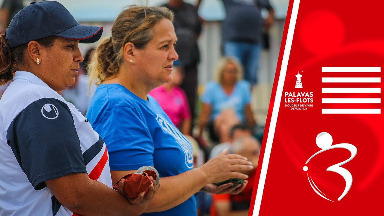 Miniature : Belle demi-finale du doublette BEJI vs CANADA - International à pétanque de Palavas 2023