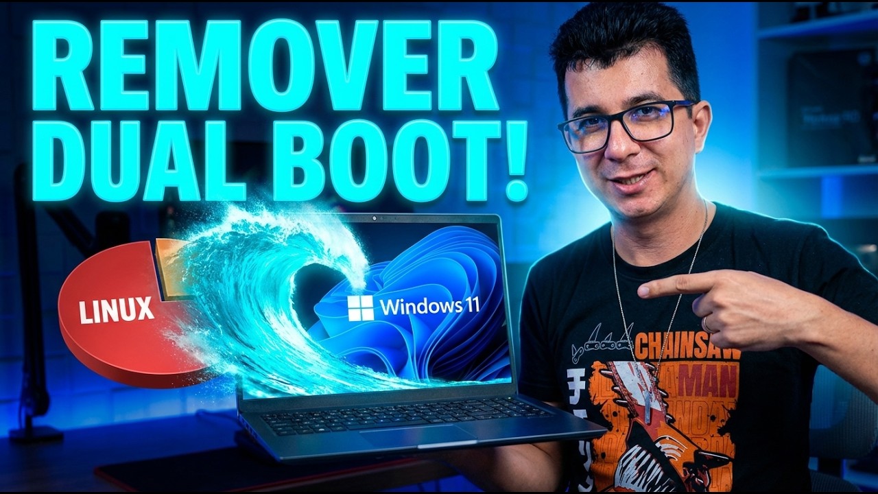 Como REMOVER o Dual Boot e Deixar SÓ o Windows Sem Formatar!