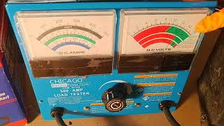 How To Use A Load Tester(Harbor Freight 500amp 50$ Don't do it)