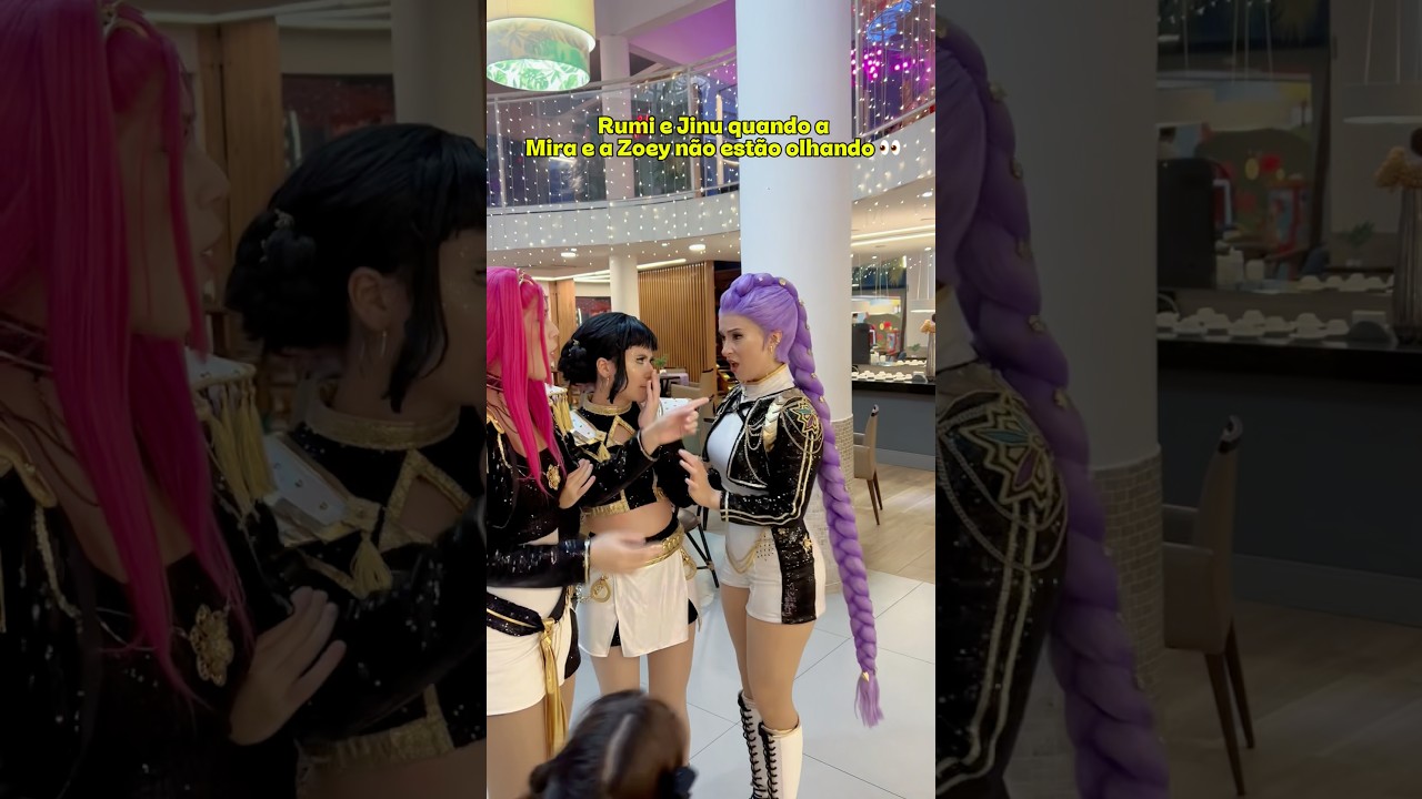 Huntrix - Rumi, Zoey, Mira - Guerreiras do K Pop - Saja Boys _ Jinu - K Pop Demon Hunters