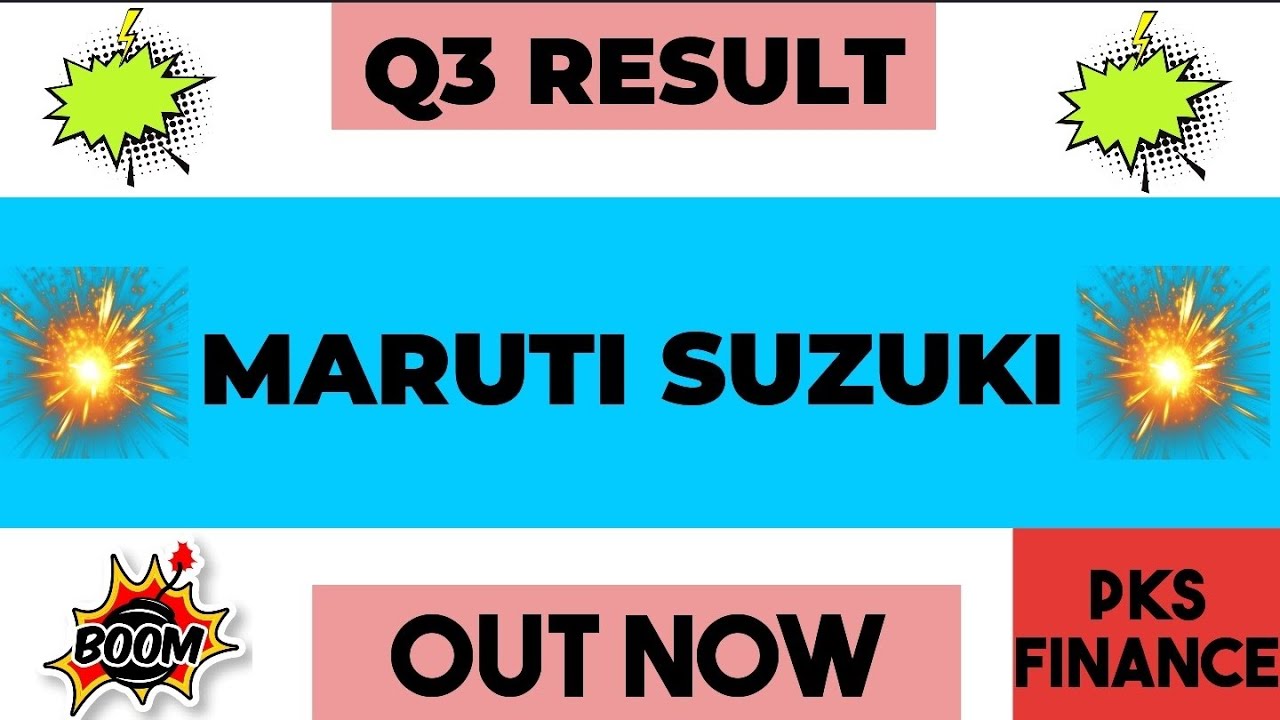 Maruti Suzuki Q3 Results 2026 | Maruti Suzuki Results | Maruti Suzuki Share News|Maruti Latest News