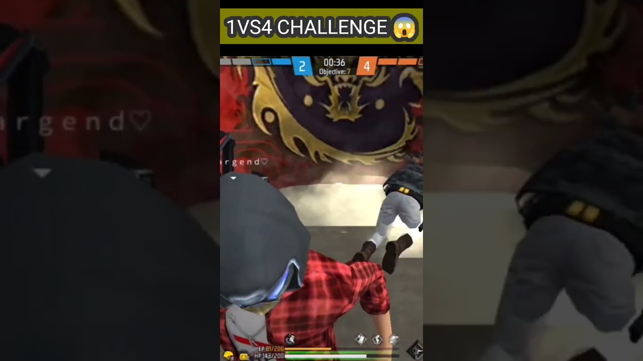 1VS3 CHALLENGE ME😡 