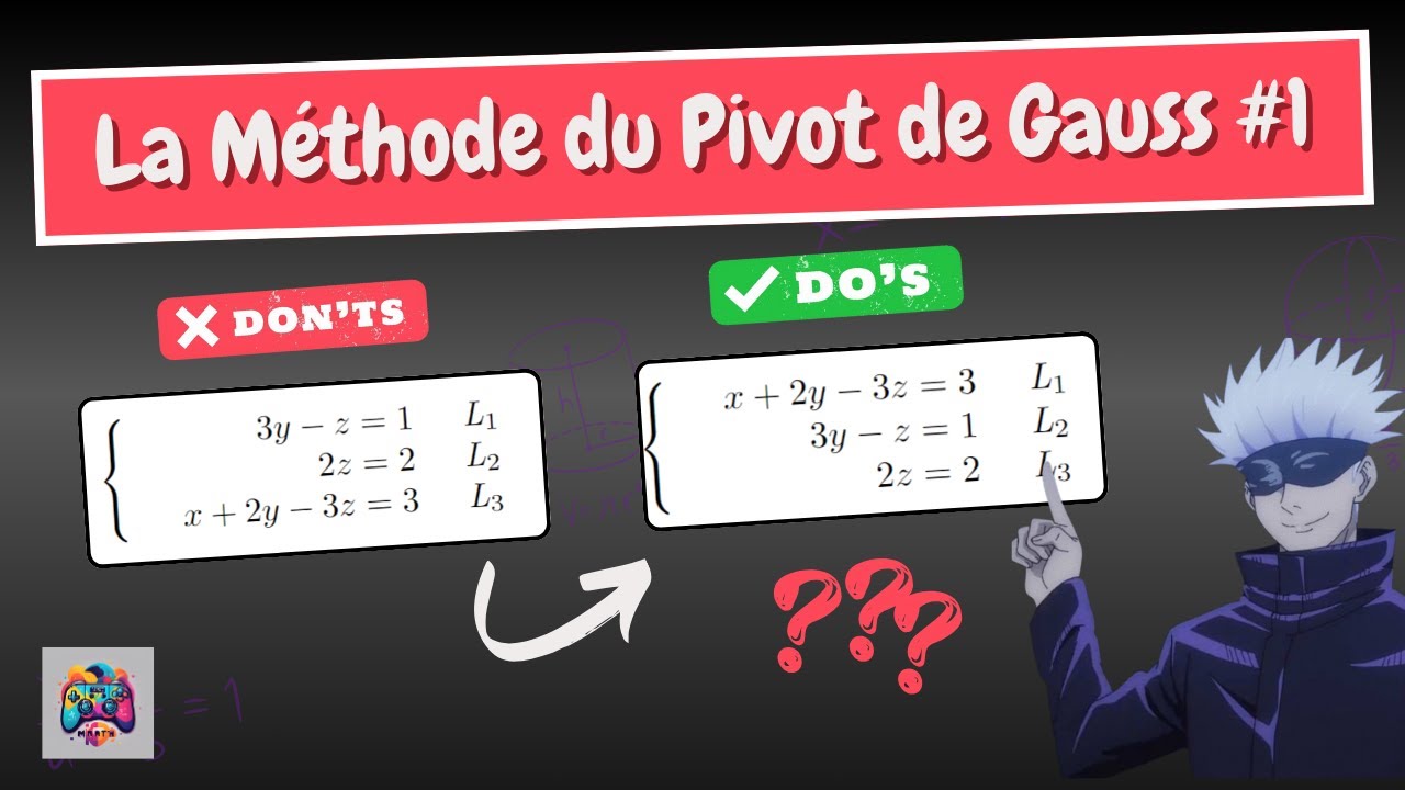 🎮 Défi Math : Maîtrise le Pivot de Gauss en 12 Minutes ! - YouTube