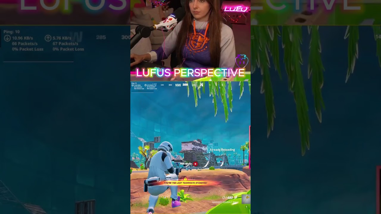 Knocked @WinterFNT and then got 1 v 2d by @loserfruit 