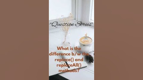 Java replace() vs replaceAll() | Explained in 60 Seconds 🔥