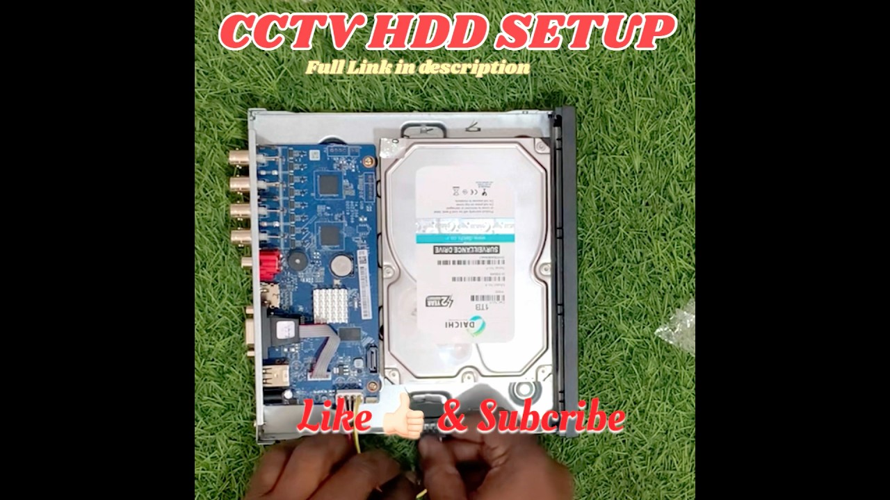 Hdd configuration in dvr