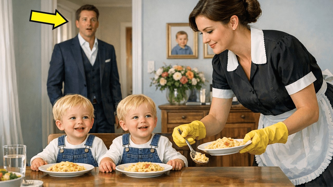 EL MILLONARIO FINGIÓ IRSE DE VIAJE PERO DESCUBRIÓ — LO QUE LA NIÑERA HACÍA CON SUS HIJOS...