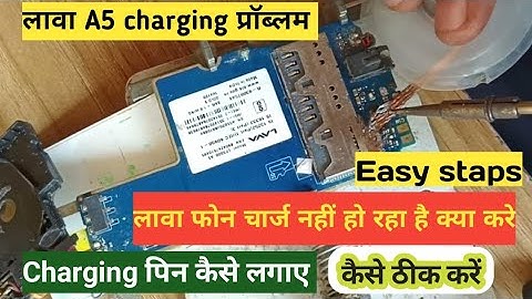 Lava a5 charging pin change | lava charging pin change | charging pin kaise change kare