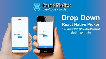 How to use dropdown in react native || Get value from Picker