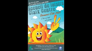 Centre de loisirs été 2020 - Le programme