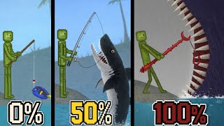 Aku Memancing 100% SEA EATER di Melon Sandbox
