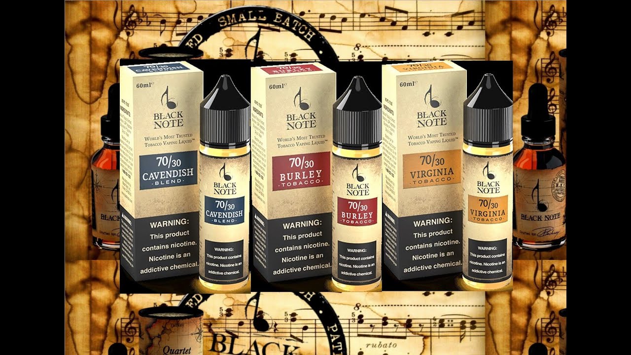 Black Note NET’s VirginiaBurleyCavendish New 70VG 60ml bottles