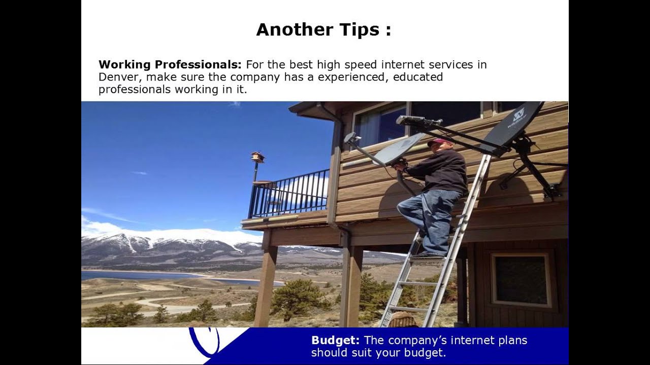 Finding The Best High Speed Internet Service Provider In Denver