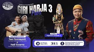 🔴 LIVE WAYANG GOLEK GIRIHARJA 3 PUTRA - YOGASWARA S || Pernikahan Nuni & Hadi || Minggu, 31/05/26