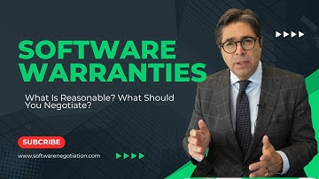 Negotiating ERP Software Warranties