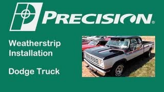 1978-1993 Dodge Truck, Pickup, Door Weatherstrip Seal Install