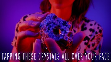 ASMR Crystal | Tapping | Brushing | Scratching | Sweeping | No Talking
