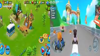 Talking Tom Camp vs Talking Tom Karting Gameplay Android ios  screenshot 5