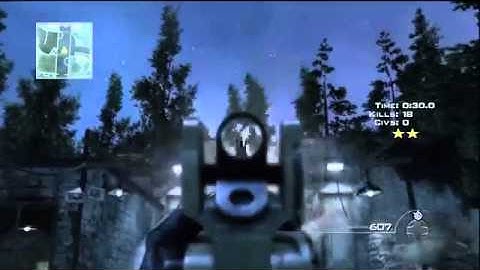 MW3 WORLD RECORD OBSTACLE COURSE TIME