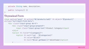 How to Properly Bind a Category Object in Spring Boot with Thymeleaf