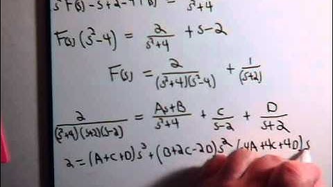 Solving Second Order Differential Equations With LaPlace Transform Example 2