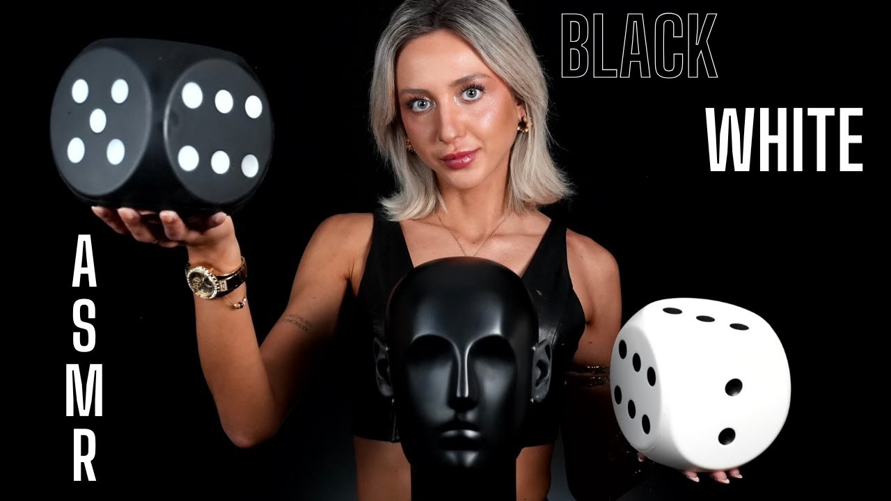 ASMR Black & White 🎱 It's Sleep Time 4K DEUTSCH